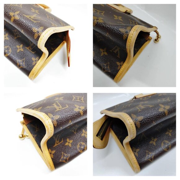 Authentic Louis Vuitton Popincourt Brown Monogram Hand Bag mn702-111825 - Picture 10 of 16